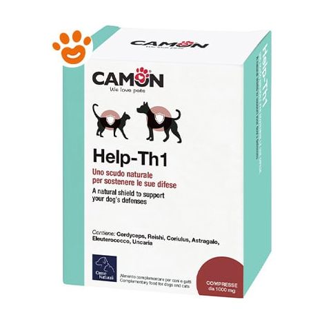 Camon Dog&Cat Orme Naturali HELP-TH1  - Camon Dog&Cat Orme Naturali HELP-TH1 - Confezione Da 60 Compresse