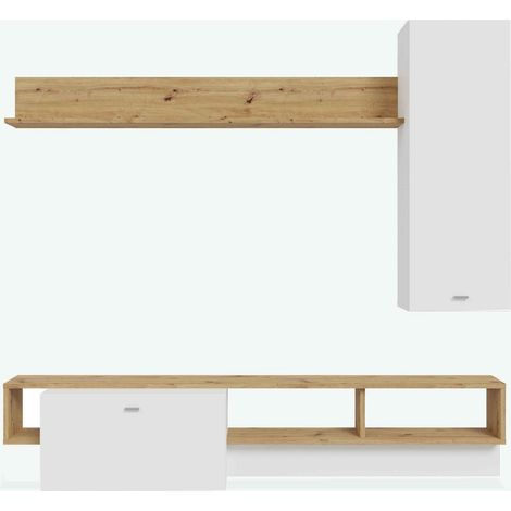 Argo Legno laminato - Quercia Artisan / Bianco (1/5)