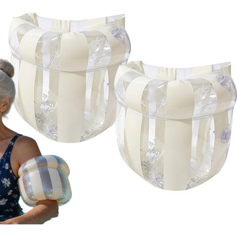 Flotteurs De Bras Enfant Équipement Gonflable avec 2 Chambres À Air Brassards Natation Gonflables Enfant pour Piscine Lac Cour Arrière Rivière Bateau École Classe Vacances Débutants Étudiants (1/5)