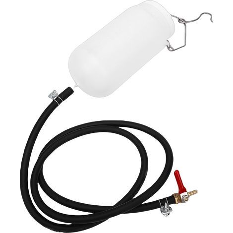 Kit d'outils universels de réparation de gaz, réservoir de carburant auxiliaire de moto 1L avec Valve de coupure de tuyau pour vélos tout-terrain Cruiser Touring Bike. (1/5)