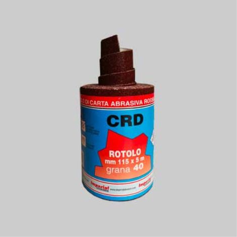 Carta abrasiva 'crd' mt 5 grana 80 - rotolo mm 115x5 mt IMPERIAL ABRASIVI (1/2)