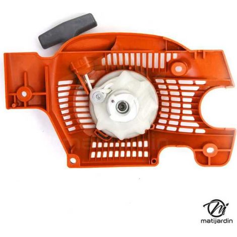 Lanceur complet pour tronçonneuse Husqvarna 136, 137, 141, 142 (1/4)