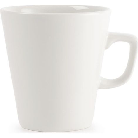 Tasses à café Latte 440ml blanches unies Churchill - Lot de 6