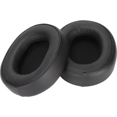 Coussinets d'écouteurs en mousse à mémoire insonorisante, cuir protéiné doux, remplacement pour casque ATH SR50, noir (1/5)