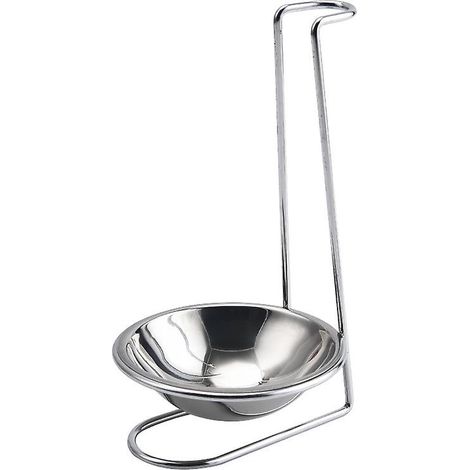 Silberne Kunststoff-Besteckablage ohne Löffel, 18,3 x 10,4 cm (1/5)