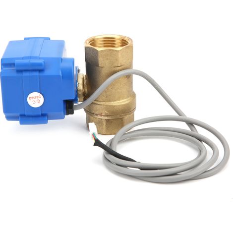 Détecteur de fuite d'eau sonore avec vanne d'arrêt DN25 et prise AC100-240VEU (1/5)