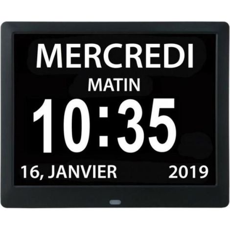 Horloge calendrier numérique One Piece 7 pouces avec date et heure, horloge Alzheimer pour parents, (1/4)