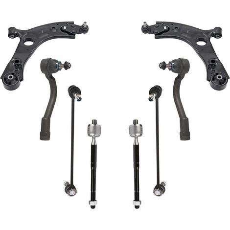 KIT BRACCIO OSCILLANTE 8 PEZZI COMPATIBILE CON KIA SORENTO III (UM) 2.0 CRDI 4WD 07.2015 / Kit Sospensione Completo OE/OEM / Bracci Oscillanti + Testine Sterzo / Sostituzione Diretta OEM