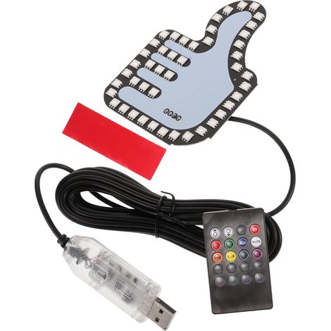 Lumière LED de Doigt Signal D'avertissement pour Voiture Contrôle (1/5)
