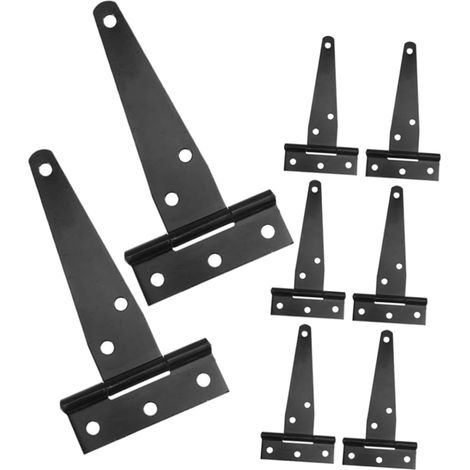de 8 charnières en T galvanisées standard pour portails de (1/5)