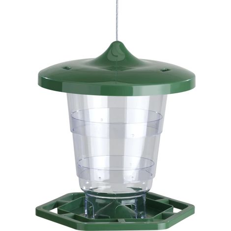 Vogelfutter Silohaus, grün (1/5)