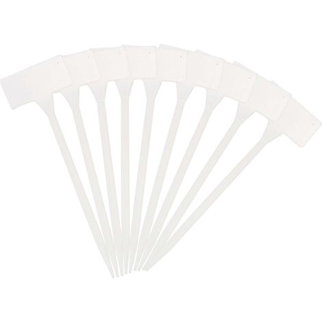 Lot de 40 extérieur résistant à L eau plastique plante T type Tags pour Herbs fleurs (1/5)
