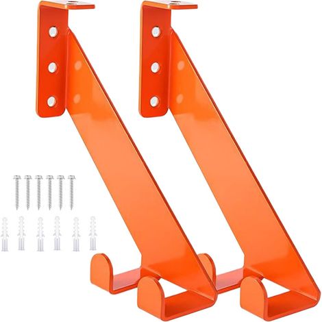 Support mural en acier inoxydable pour tronçonneuse, rangement robuste pour outils de garage, capacité de 82 kg (1/5)