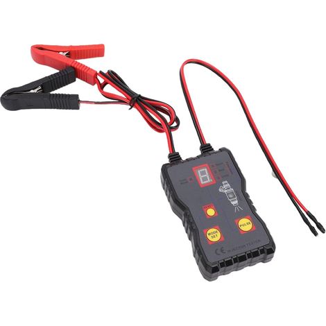 Kit de Testeur d'injecteur de Carburant, Affichage LED 12 V 4 Modes d'impulsion, Nettoyeur 'injecteur de Voiture avec Protection Contre Les Courts-Circuits, Idéal pour Les Véhicules à (1/5)