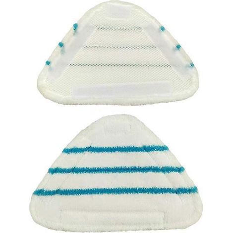 Lot de 4 Housses Universelles pour Nettoyeur Vapeur, Chiffons de Rechange Lavables pour Balai à Vapeur, Sols et Carrelage (1/2)