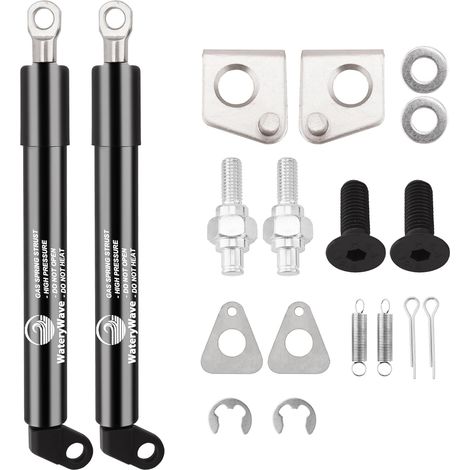 2X Verin de Coffre Voiture pour 2009-2018 PX Ranger, pour 2009-2018 BT-50 Verin Hydraulique de Coffre Noir Verin a Gaz Vérin Hayon (1/5)