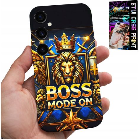 Coque pour Samsung Galaxy S24 Plus - Motif lion avec couronne sur le cadran + film protecteur (1/5)