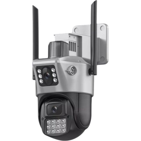 Caméra de surveillance extérieure 4K 8MP - WiFi IP sans fil - Vision nocturne - Résistant aux intempéries - Nouveau modèle haute définition pour sécurité optimale (1/5)