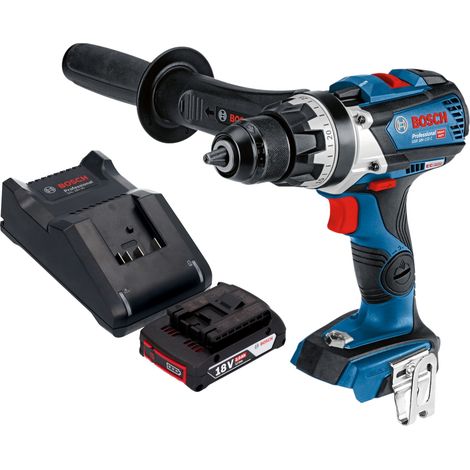 Bosch GSR 18V-110 C Professional Perceuse-visseuse sans fil 18 V 110 Nm Brushless + 1x batterie 2,0 Ah + chargeur