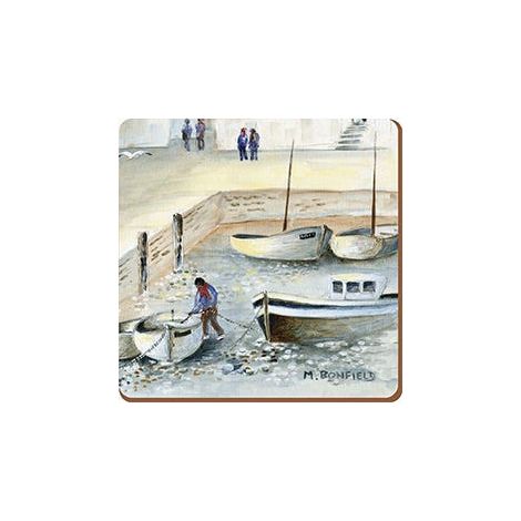 Creative Tops Cornish Harbour Set Of 6 Premium Coasters