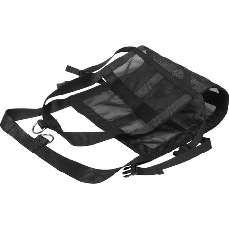 Élingue de Pesée Respirante Chevreaux Confortable en Nylon Noir Usage Simple et Sûr, pour Animaux, Structure Légère, Format Adapté aux Petits Gabarits (1/5)