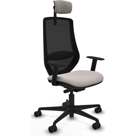 Piqueras y Crespo D036N2W Silla de oficina blanca ergonómica