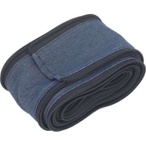 Couverture de câble de torche de soudage, Denim 4cm x 7.5m, manchon de protection, gaine de tuyau pour le travail (1/4)
