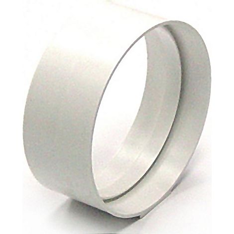 Empalme Redondo de PVC Blanco 100 Salida Gases 110111 Ref. 0615