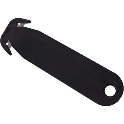 Ouvre-boîte en Métal à Double Lame Coupe-boîte en Métal Outil de Coupe-boîte Utilitaire de sécurité pour le Bureau à Domicile Noir (Le noir) (1/4)