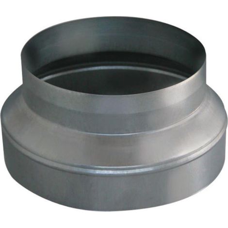 Réduction galva pour gaine de ventilation diamètre 250/200 mm