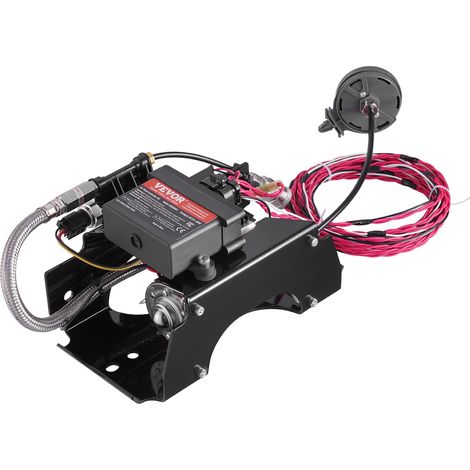 VEVOR Kit di Controllo Ammortizzatori Pneumatici 12 V 100 PSI Sistema di Compressore deAria Senza Fili di Bordo con Controllo Remoto o Tramite App con Sistema a Percorso Singolo, per Camion e Furgoni