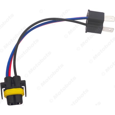 Câble de conversion de phares automobiles H11 vers H4, câble adaptateur de douille pour lampe LED HID (1/4)