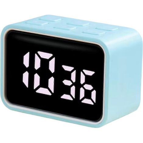 Mini minuteur numérique LED, minuteur visuel, minuteur de cuisine, compte à rebours, bleu ciel, idéal pour apprendre à cuisiner. (1/5)