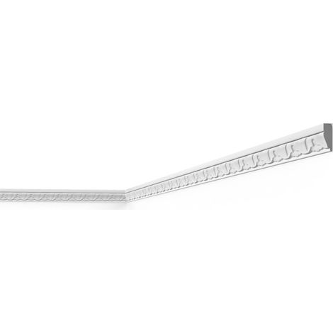 E12 DECOFLAIR Moulure de plafond Polystyrène expansé 30 x 10 x 2000 - 1 pièce (1/5)