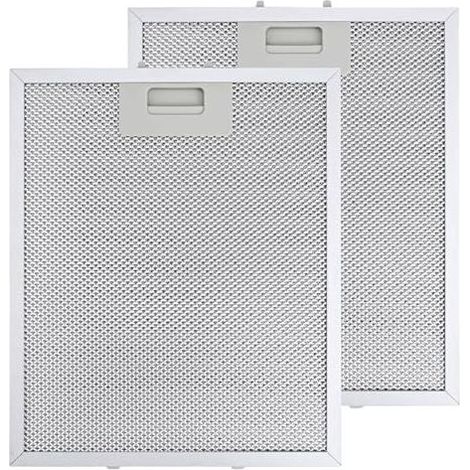 2 pièces 305 x 267 mm Filtre Hotte Aspirante pour Hotte Aspirante AEG Blancs Grande Capacité de Stockage d'huile Résistance aux Hautes Températures Pièce de Rechange 5 Couches (1/5)