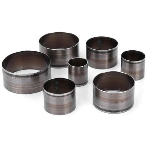 Leather cookie cutter kit 7pcs – Sizes 20 to 50 mm – Alloy steel for precise cuts – Storage box included (1/5)