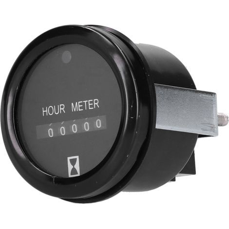 Contador de horas de cuarzo AC/DC 12-36V, temporizador mecánico profesional resistente al agua con luz indicadora. (1/4)