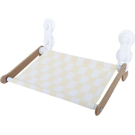 Hamac pour chat avec perchoir, lit pliable de fenêtre, siège de rebord de fenêtre, chaise longue sans fil pour chatons avec ventouses robustes, B (1/5)