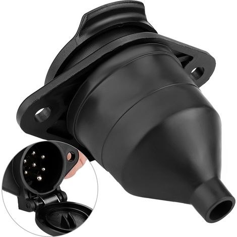 24V Connecteur Fiche 7 Broches Remorque Adaptateur pour Camion Semi-Remorque Utilitaire (1/5)