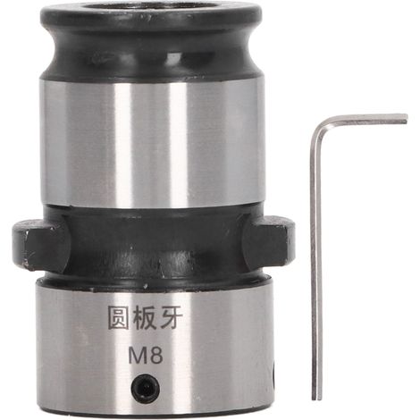 Mandrin rond pour filière, acier au carbone noirci, haute précision, sécurité stable, collet de taraudage (1/5)