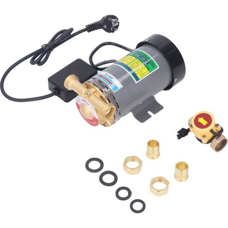 Surpresseur d'eau automatique 120W 25L 2860tr/min, hauteur de refoulement 15m, pompe surpresseur avec interrupteur de débit, prise UE 220-240V (1/5)