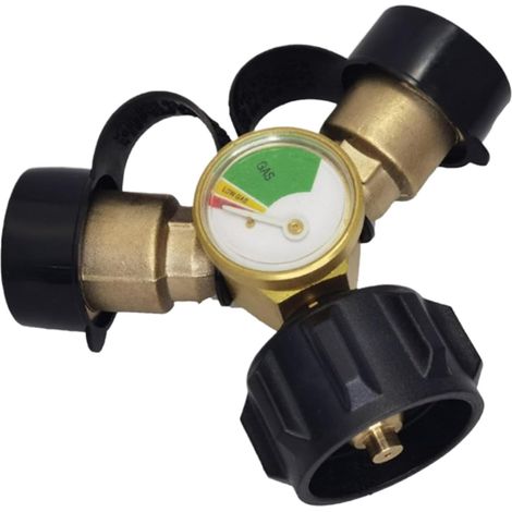 n rique Diviseur de Bouteille de Propane Double Diviseur de (1/5)