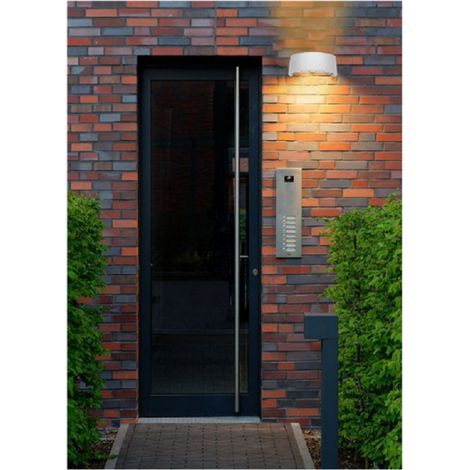 Trade Shop - Aplique Led Exterior 16 Vatios Corona Ip65 Arriba Y Abajo Luz Blanca Es64 -