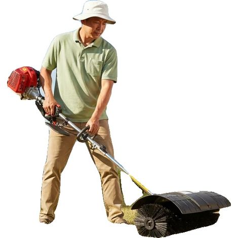 Tragbare Kehrmaschine, 2-Takt-Benzinmotor, 1,7 kW Leistung, 52 cm³ Hubraum, 8500 U/min Drehzahl, 1-Liter-Kraftstofftank (1/5)
