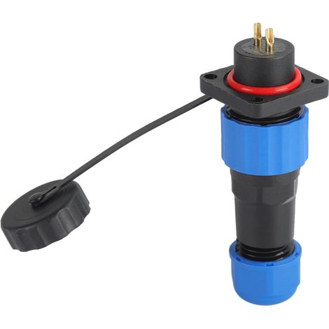 Connecteur D'alimentation D'aviation carré Connecteurs en Plastique de Prise étanche Connecteur Industriel pour Signal D'alimentation de Dispositif Industriel SP16 (2 noyaux (1/5)