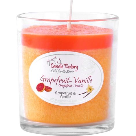 Candle Factory Party Light Kerze Grapefruit-Vanille Raumduft Duftkerze 201-066