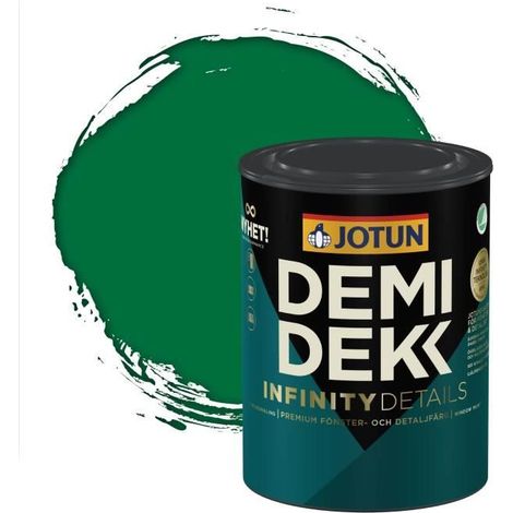 JOTUN - Peinture Bois, Lasure Opaque Satinée - RAL 6029 - Vert Menthe - 0,75L (1/2)