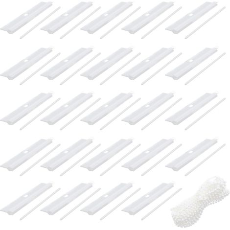 D'accessoires pour Stores Verticaux 24Pièces Cintres supérieurs pour Stores Accessoires aveugles pour 89 mm Slat pour Store pour réparation Verticale (1/5)