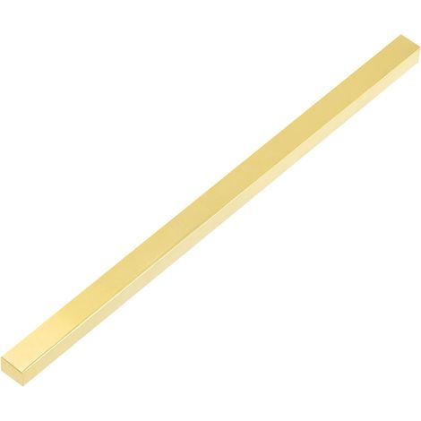 Brass Flat Bar, 0.16"x0.24"x14" Square Bar Full Brass Sheet For Knives DIY Crafts Architectural Decoration Industry Thermal Conductivity (1/5)