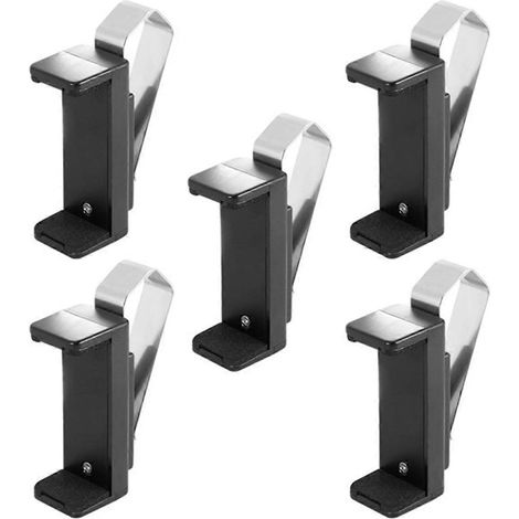 Lot de 5 supports de fixation pour pare-soleil de voiture, télécommande de porte de garage